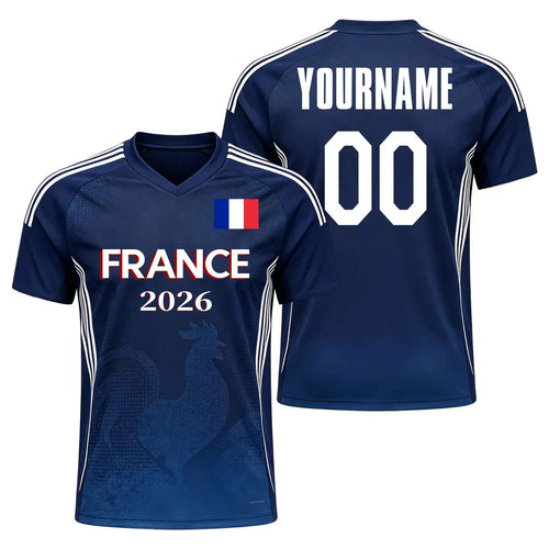 France 2026 Football Jersey front