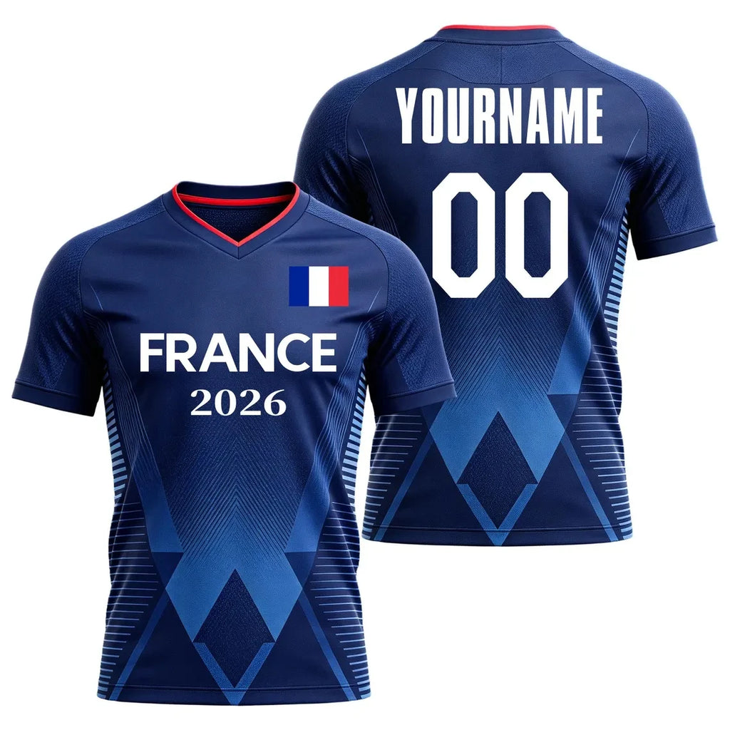 France 2026 Football Jersey worn