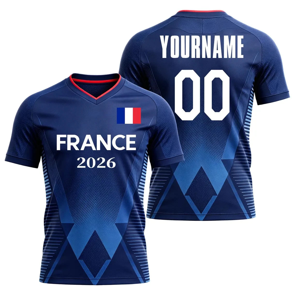 France 2026 Football Jersey worn